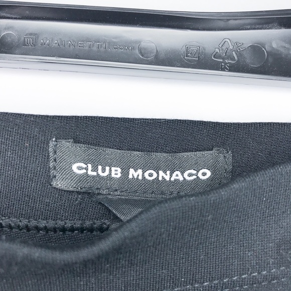 Club Monaco Black Dress Leggings with stirrups - Picture 2 of 4